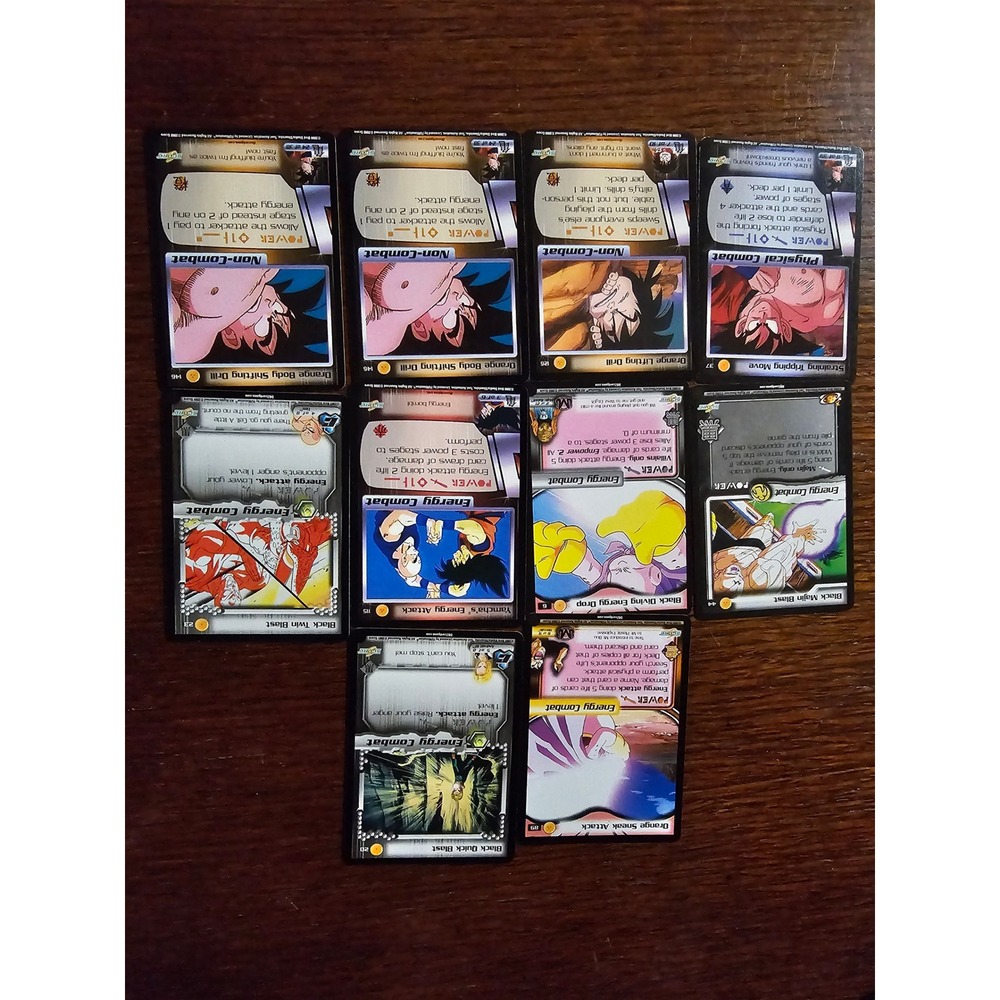 Dragon Ball Z DBZ CCG Score Trading Cards Lot‎ Energy Combat Non Combat